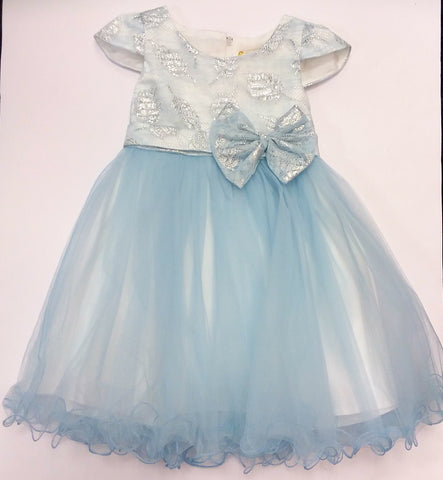 Blue And Silver Tulle Dress