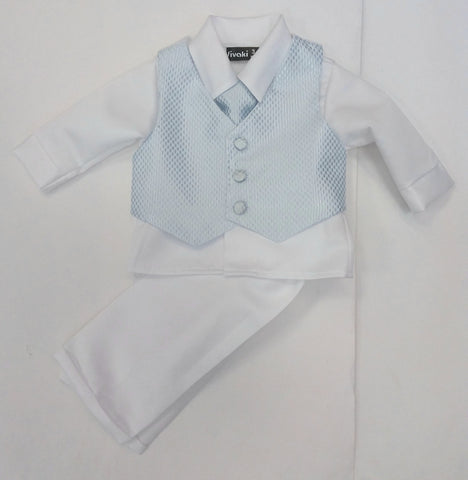 Boys Blue Christening Outfit