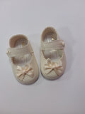 Cream Bow Shoes