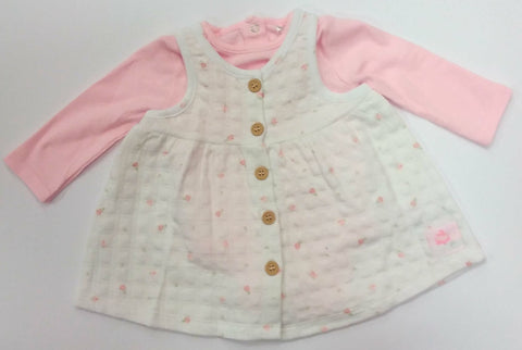 Quilted Pinafore And Top