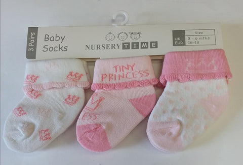 Tiny Princess 3pack Socks