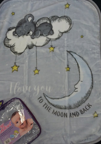 Love You To The Moon Blanket