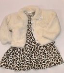 Dress With Fur Shrug