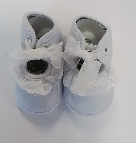 Christening Shoes with Frill