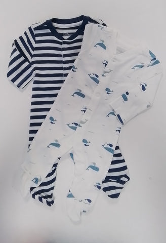 2pce. Whale Babygro