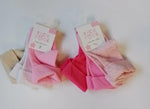 Pink Turndown Socks 3pack