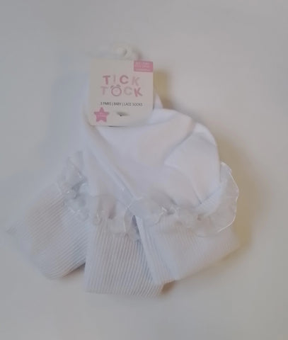 3 Pack Frilly Socks