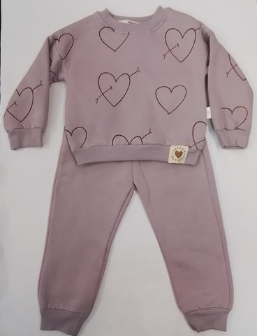 Lilac Heart Tracksuit