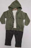 Pocket 3 Piece (Green )