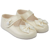 Cream Bow Shoes