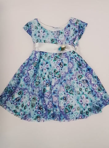Lilac And Blue Dress