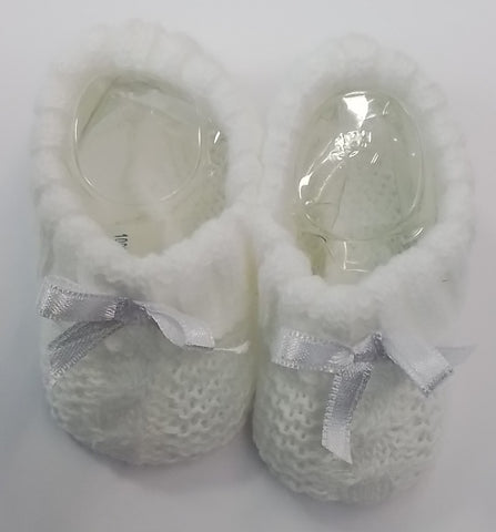 Knitted booties