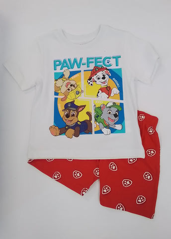 Paw-Feck Shorts Set