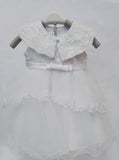 Collar Christening Gown