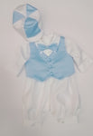 Boys Christening Romper