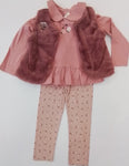Fur Gilet 3 Piece