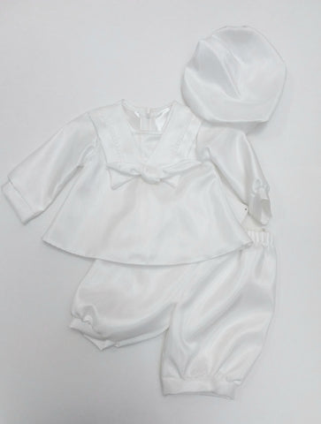 Boys Three Piece Christening Outfit Call Shop For Sizes