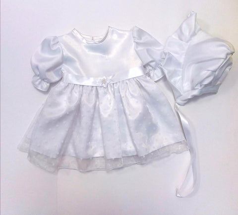 Christening Dress and Hat, Call Shop For Details